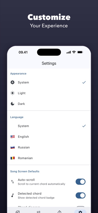 SixStrings — Аккорды и Тюнер screenshot 6